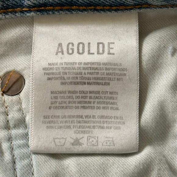 AGOLDE 90’s Loose Fit Jeans ALTERED to Shorts in Snapshot - Picture 10 of 12